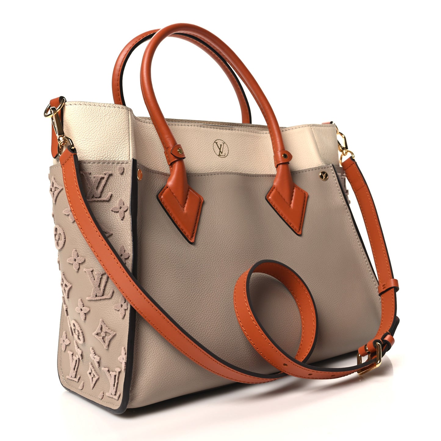 Calfskin Monogram Tufting On My Side Galet