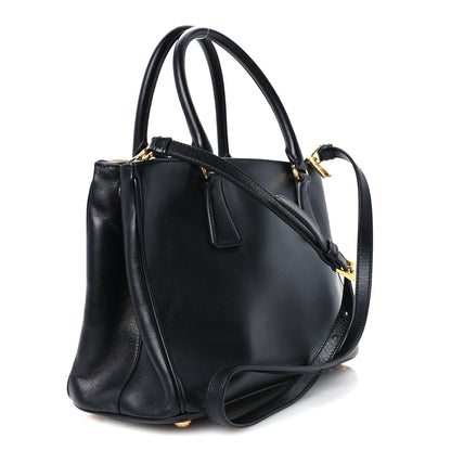 Prada Saffiano Small Galleria Double Zip Tote Black 3 of 12