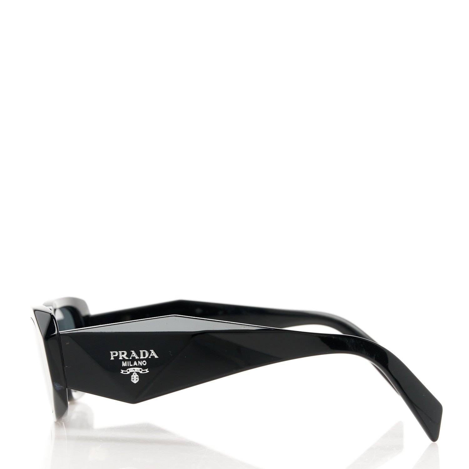 Prada Acetate Symbole Sunglasses SPR 17W Black 3 of 8