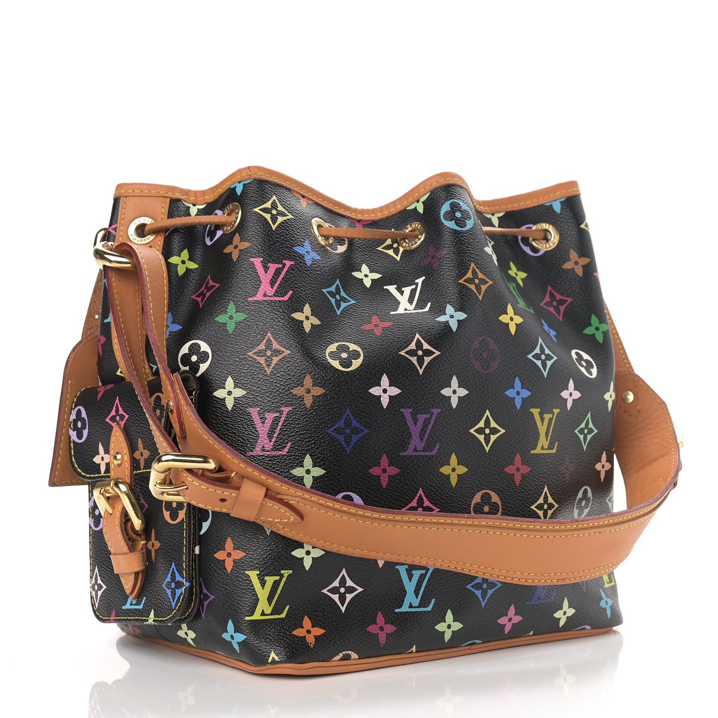 Monogram Multicolor Petit Noe Black