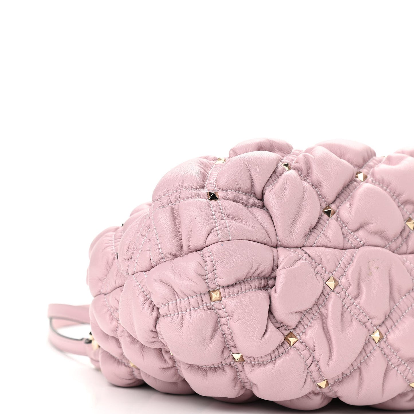 Nappa Spikeme Clutch Rose Quartz