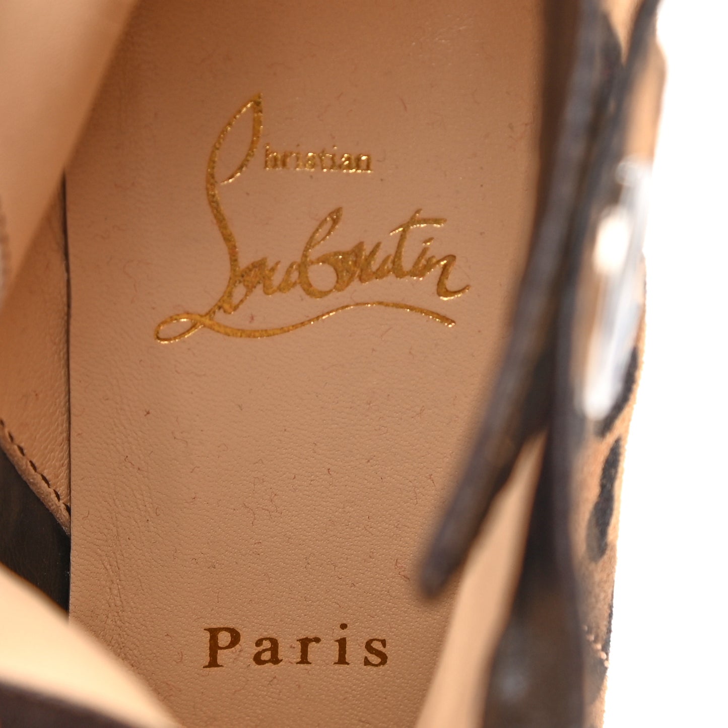 Veau Velours Rio Leopard Print Janis 85 Booties 39 Caramel