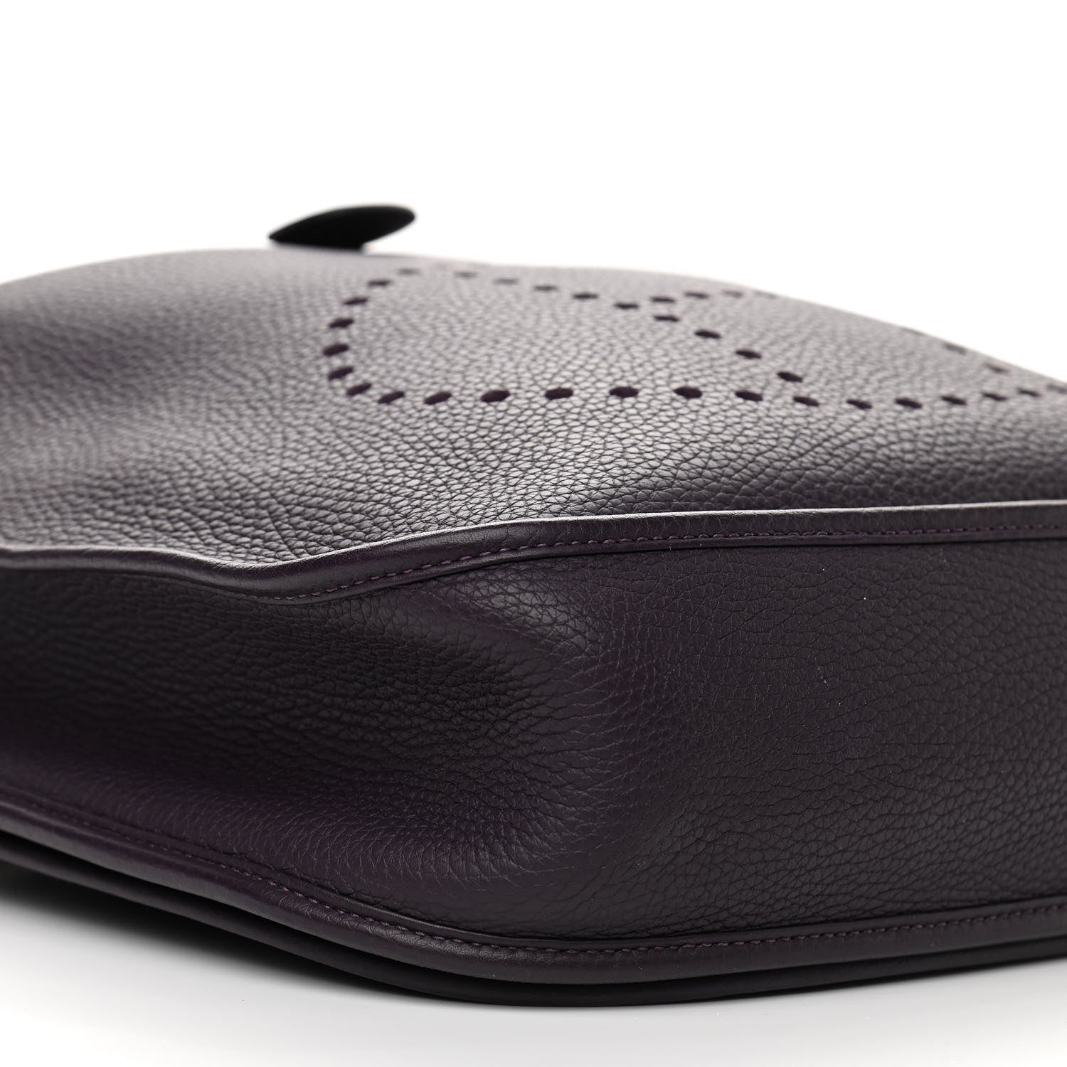 Hermes Taurillon Clemence Evelyne III GM Raisin 9 of 13