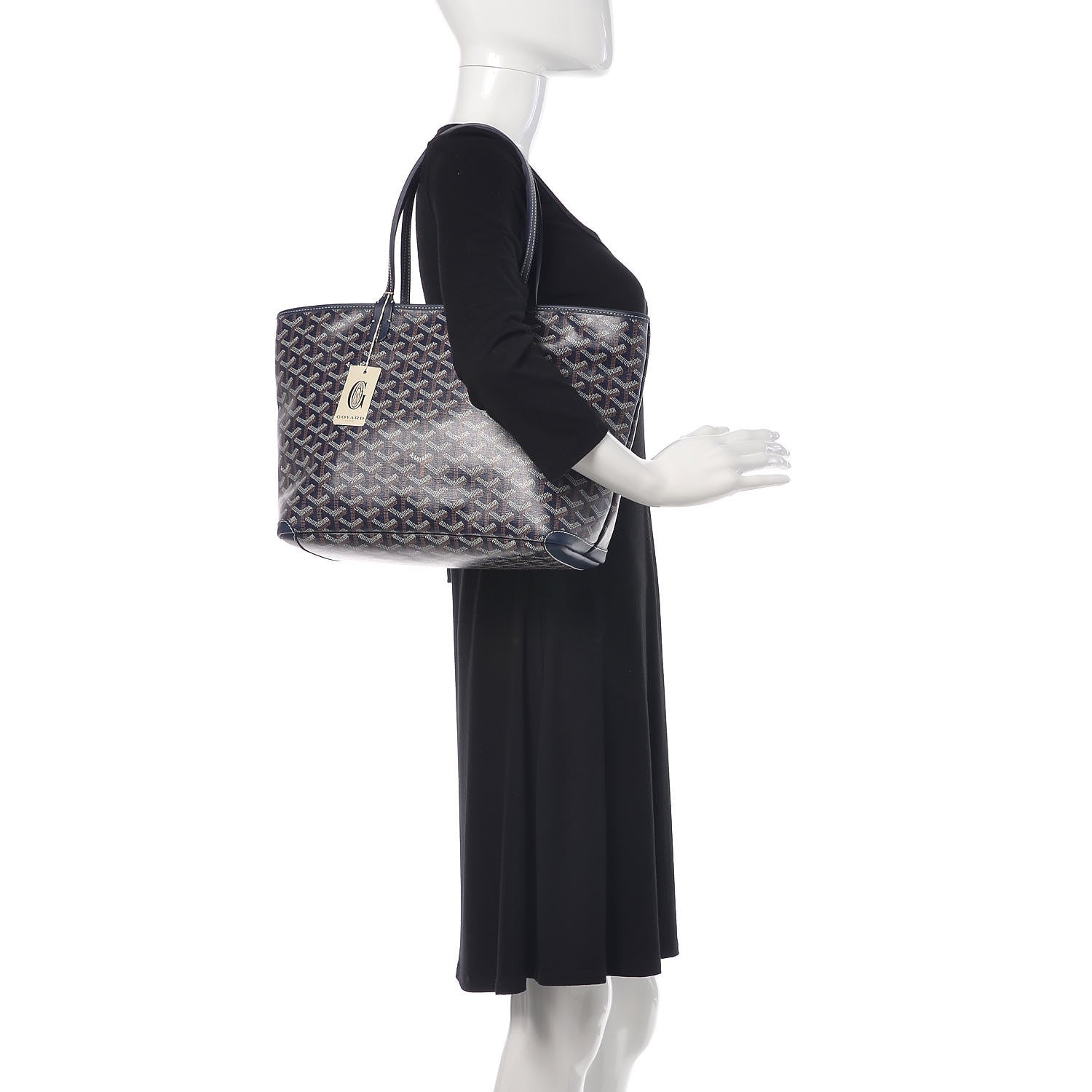 Goyard Goyardine Artois PM Navy 2 of 8