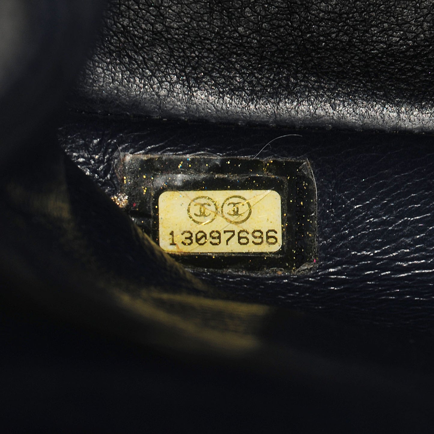 Caviar Maxi Single Flap Dark Blue