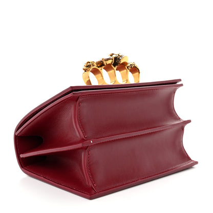 Alexander McQueen Calfskin Knuckle Crossbody Red 4 of 13