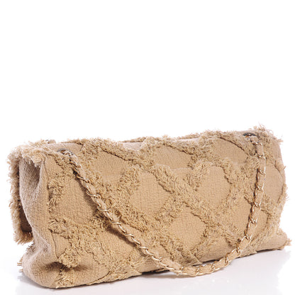 Chanel Tweed Nature Flap Dark Beige 3 of 8