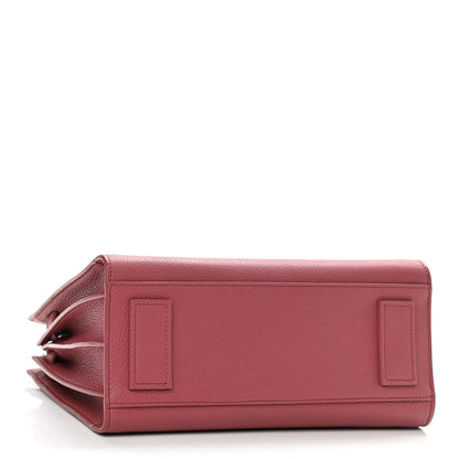 Saint Laurent Grained Calfskin Baby Supple Sac De Jour Dark Rose 4 of 9