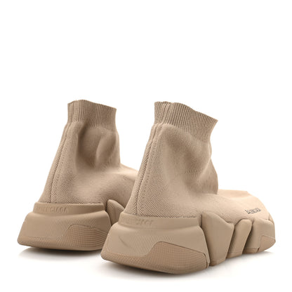 Balenciaga Technical 3D Recycled Knit Womens Speed 2.0 Sneakers 40 Monocolor Beige 5 of 8