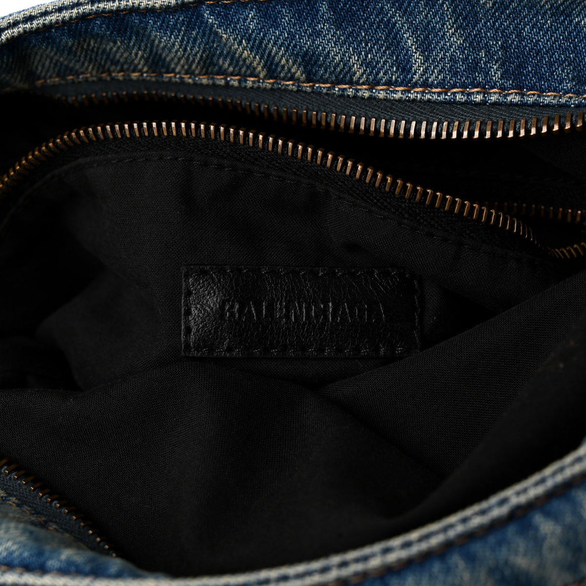 Balenciaga Washed Denim Classic Hardware Small Le City Blue 6 of 11