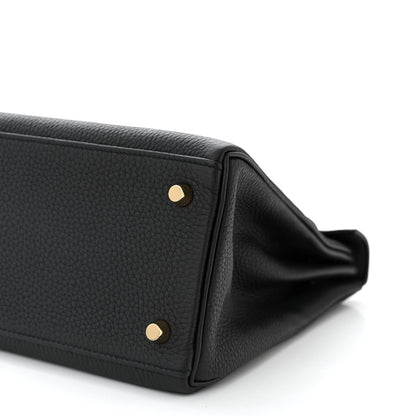Hermes Togo Kelly Retourne 28 Black 10 of 10