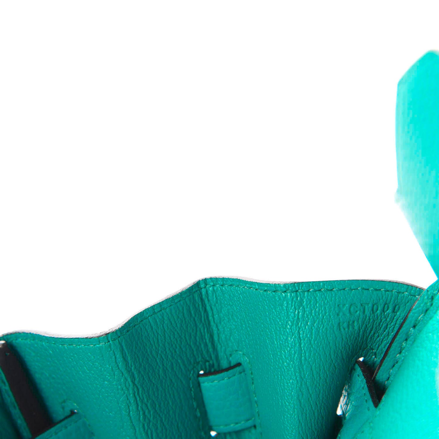 Taurillon Clemence Birkin 30 Bleu Paon