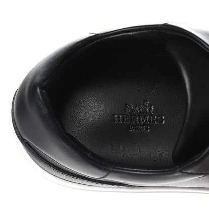 Hermes Calfskin Day Sneakers 38 Black 8 of 12