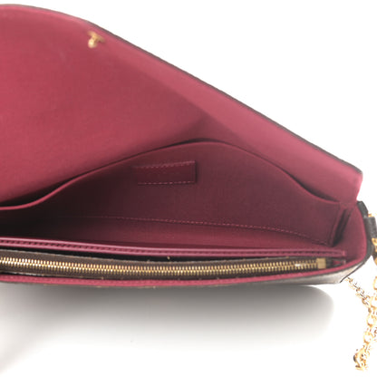 Louis Vuitton Monogram Pochette Felicie Chain Wallet Fuchsia 6 of 18