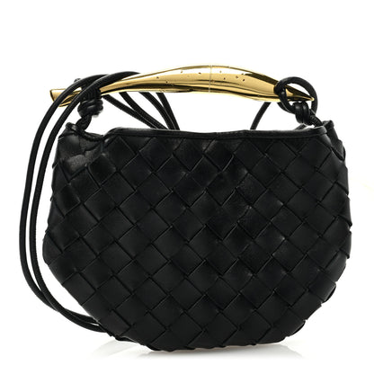 Bottega Veneta Nappa Intrecciato Mini Sardine Bag Black 1 of 8