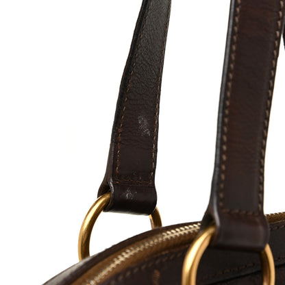 Saint Laurent Calfskin Oversized Muse Dark Brown 13 of 29
