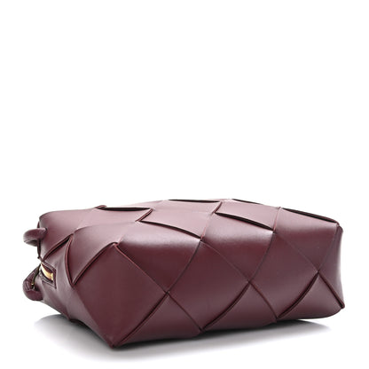 Bottega Veneta Lambskin Maxi Intrecciato Small Cassette Camera Bag Barolo 4 of 9