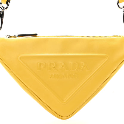 Prada Grace Lux Triangle Shoulder Bag Sole 9 of 12