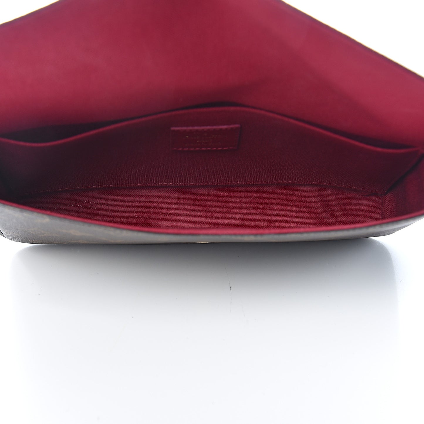 Monogram Pochette Felicie Chain Wallet Fuchsia