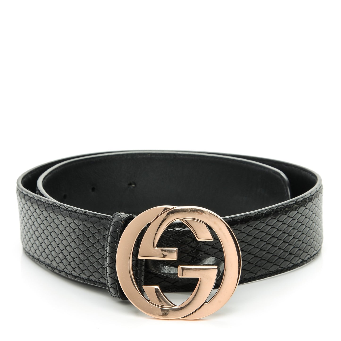 Python Interlocking G Belt 80 32 Black