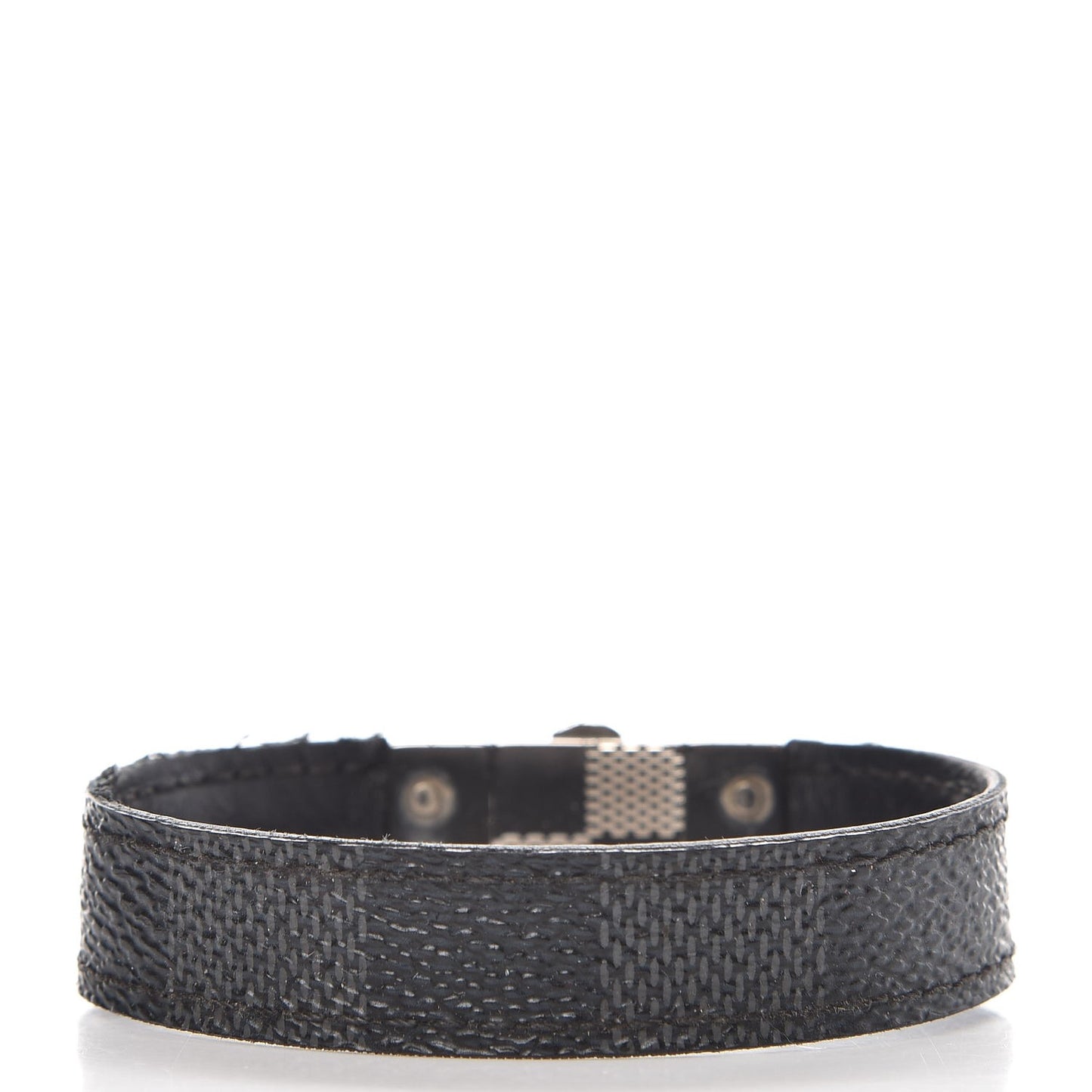 Damier Graphite Check It Reversible Bracelet 19