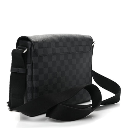 Louis Vuitton Damier Graphite District PM 3 of 9