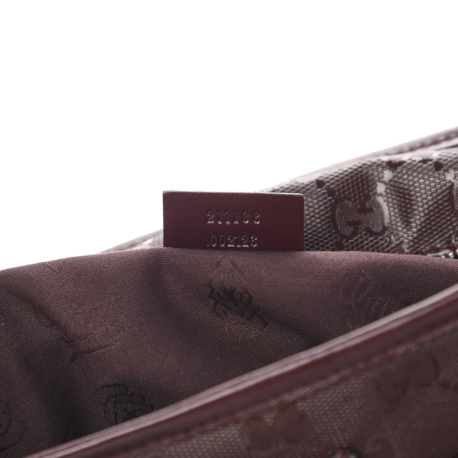 Gucci Imprime Monogram Small Joy Tote Bordeaux 7 of 11