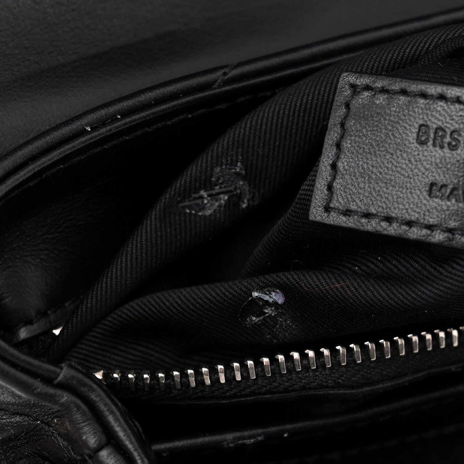 Saint Laurent Calfskin Y Quilted Monogram Toy Loulou Crossbody Bag Black 12 of 14
