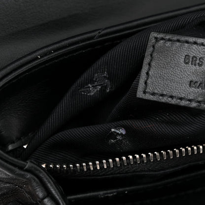 Saint Laurent Calfskin Y Quilted Monogram Toy Loulou Crossbody Bag Black 12 of 14