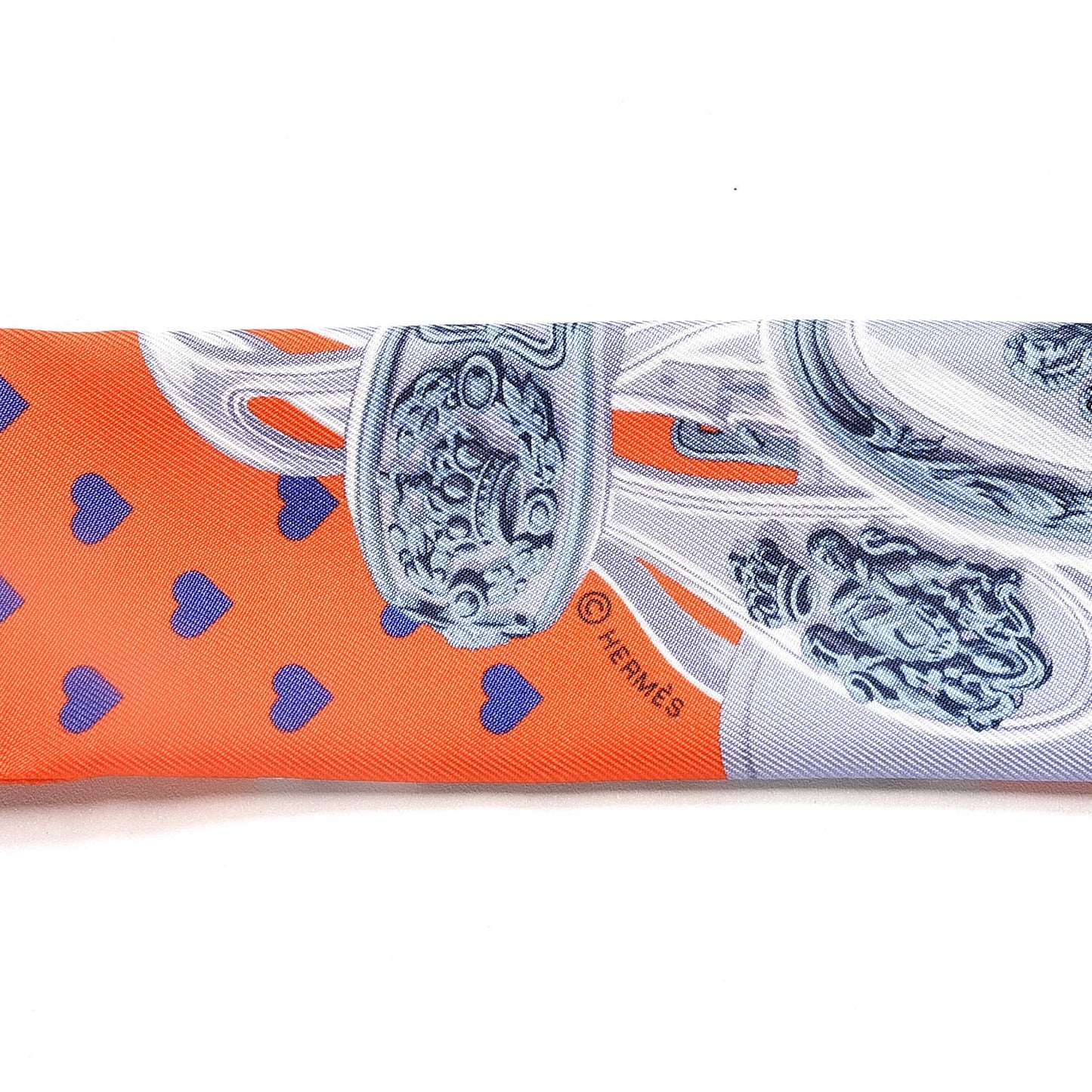 Silk Brides de Gala Love Twilly Orange Gris Bleuete Saumon
