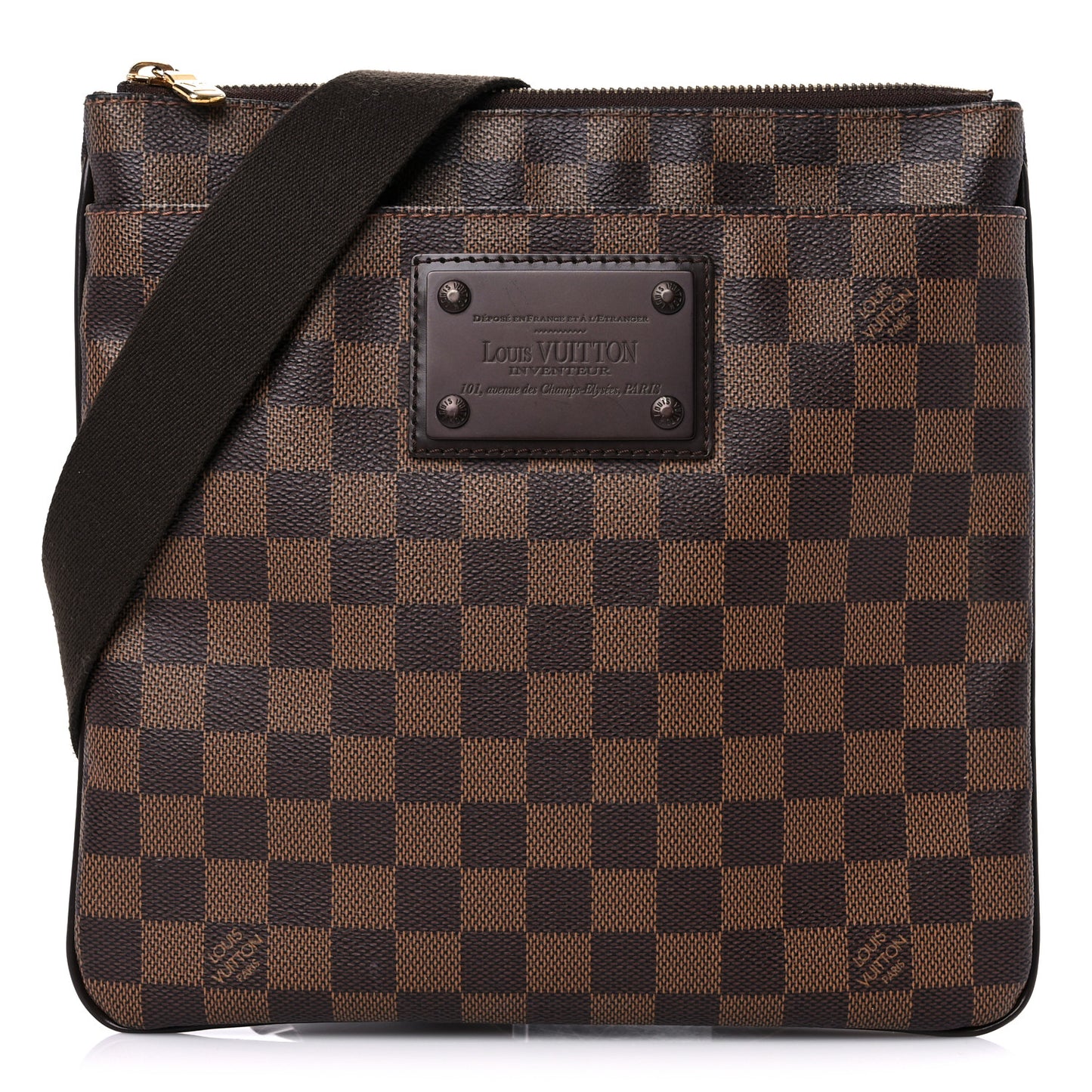 Damier Ebene Brooklyn Flat Pochette