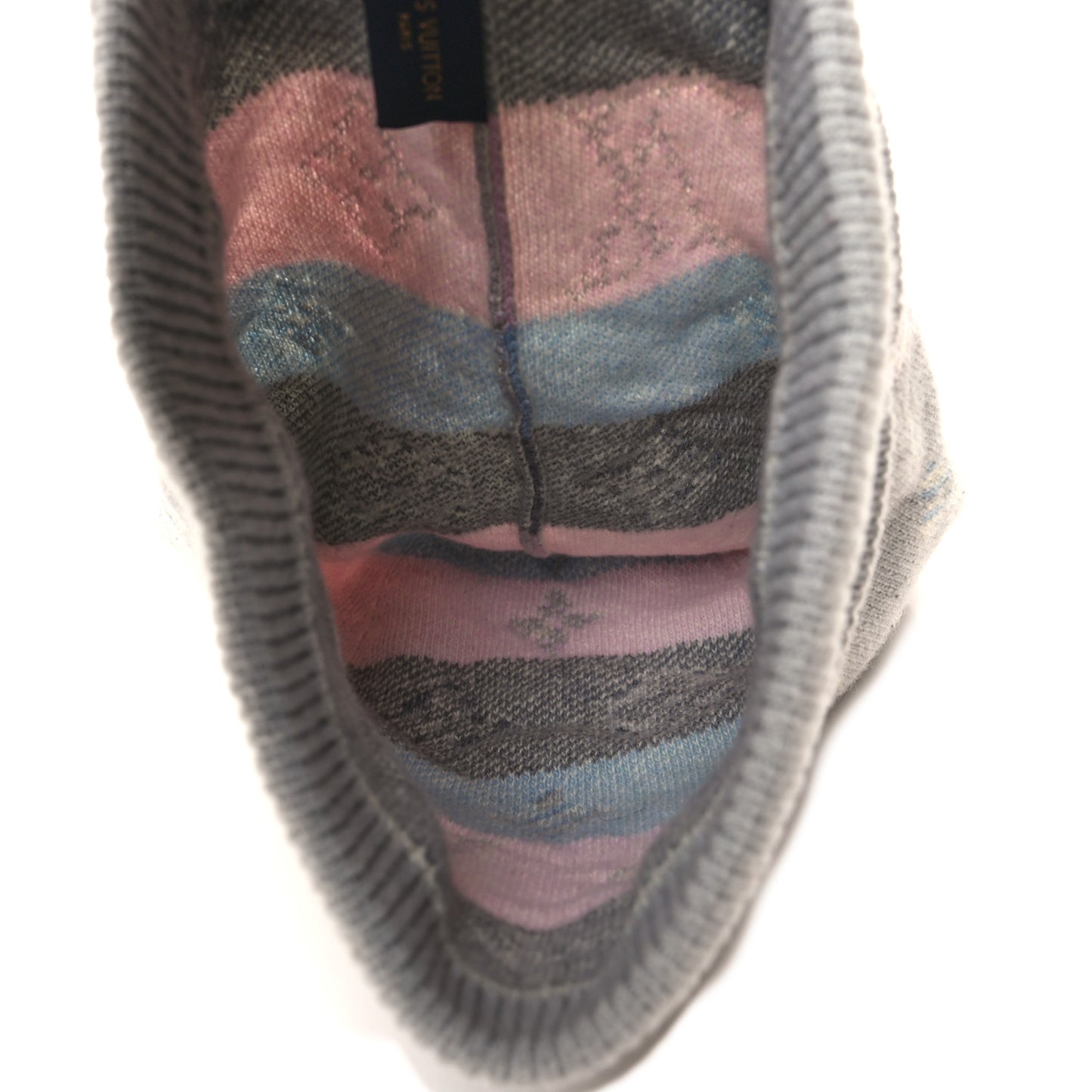 Wool Bonnet Pop Monogram Hat Grey