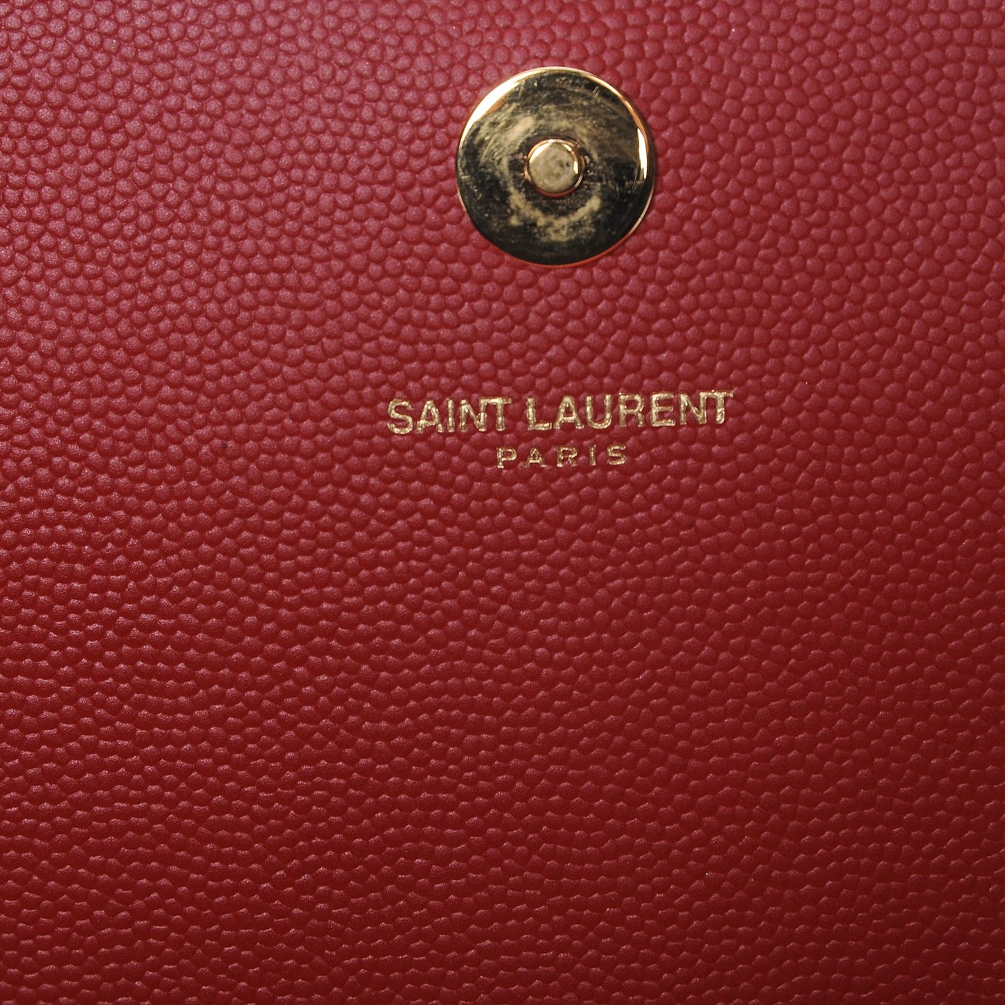 Grain De Poudre Classic Monogram Clutch New Red