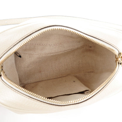 Gucci Pebbled Calfskin Small Soho Disco Bag Off White 5 of 7