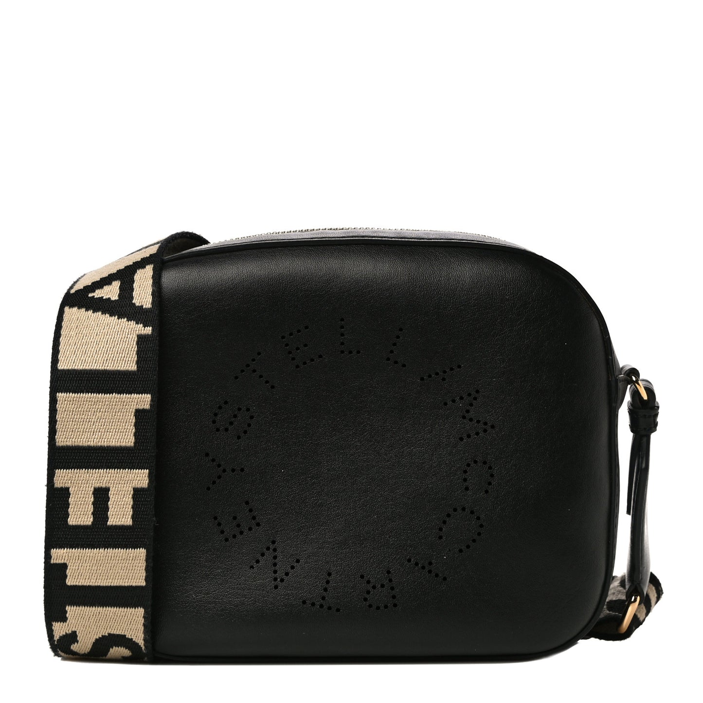 Eco Alter Nappa Perforated Logo Mini Bag Black