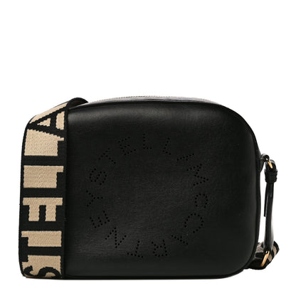 Stella McCartney Eco Alter Nappa Perforated Logo Mini Bag Black 1 of 13