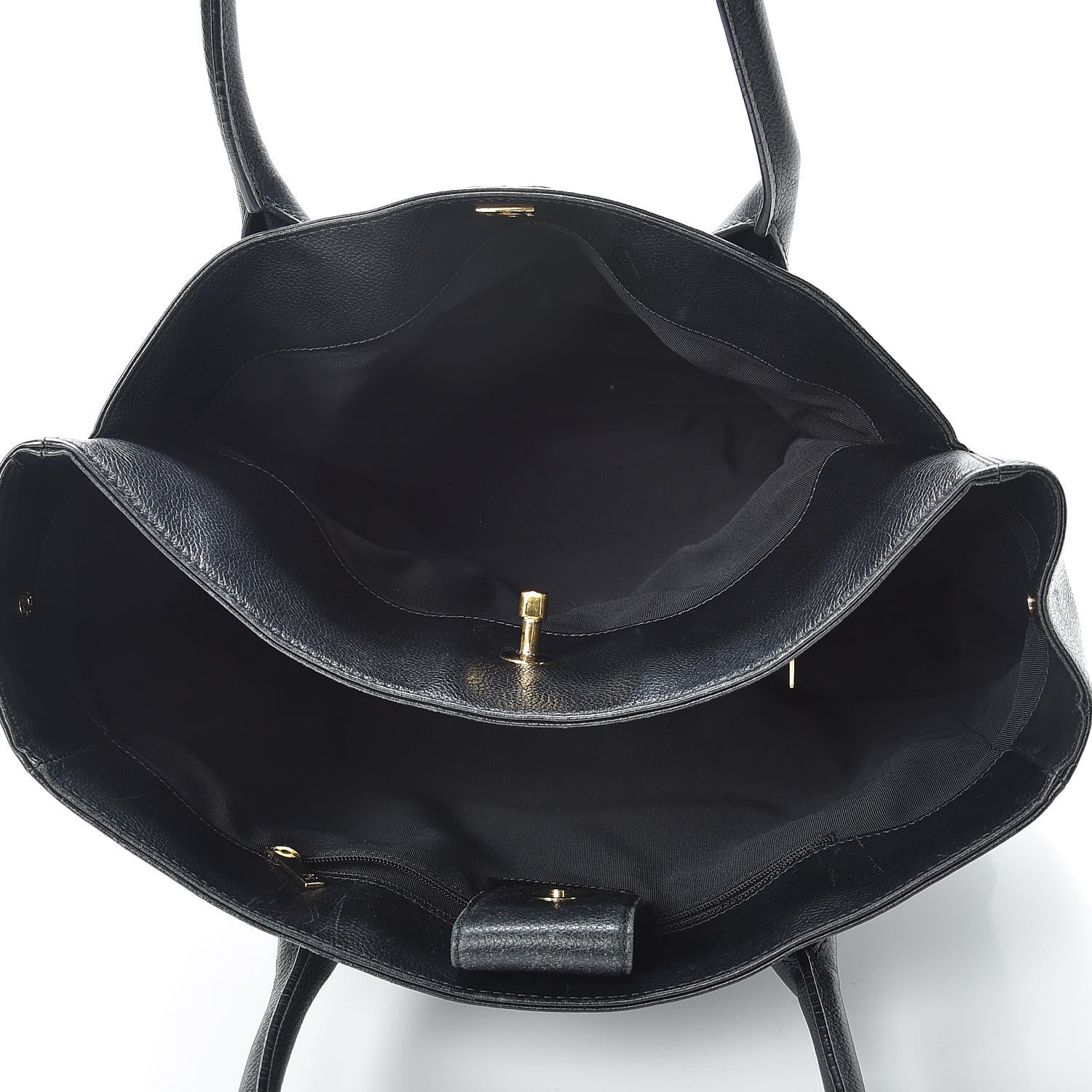 Chanel Calfskin Tall Cerf Tote Black 5 of 32