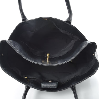 Chanel Calfskin Tall Cerf Tote Black 5 of 32