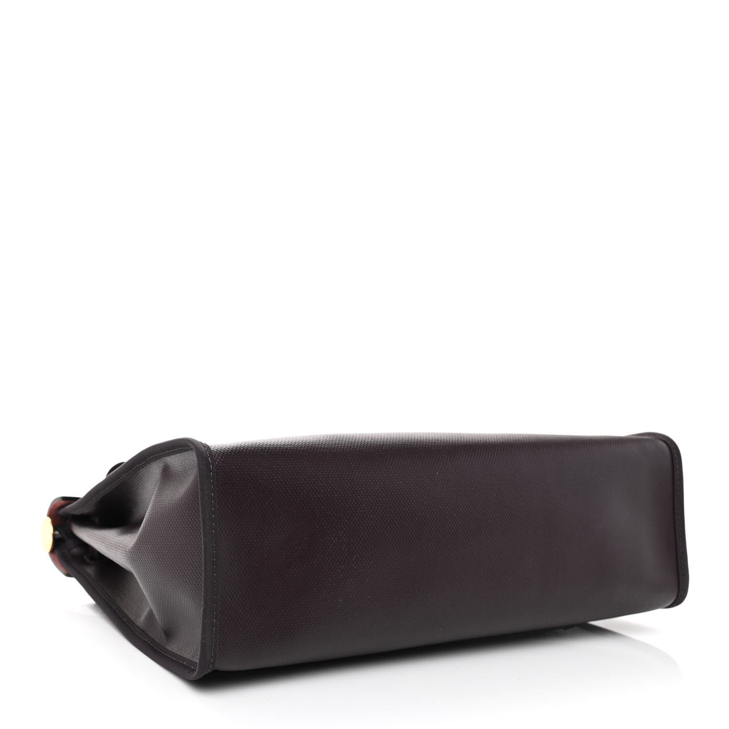 Hermes Toile H Berline Vache Hunter Herbag Zip PM 31 Cassis Ecru Black Rouge Sellier 5 of 12