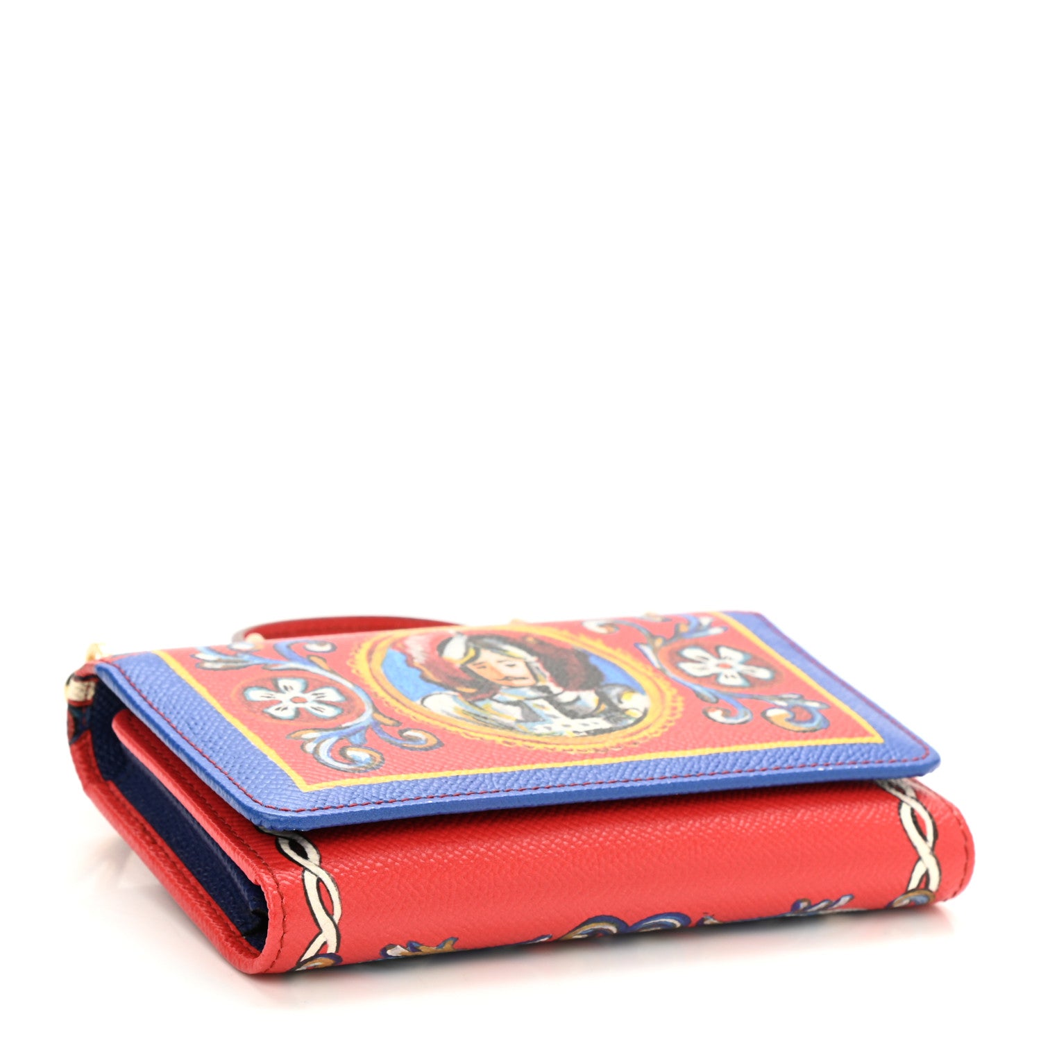 Dolce & Gabbana Dauphine Printed Mini Von Bag Multicolor Blue 4 of 8