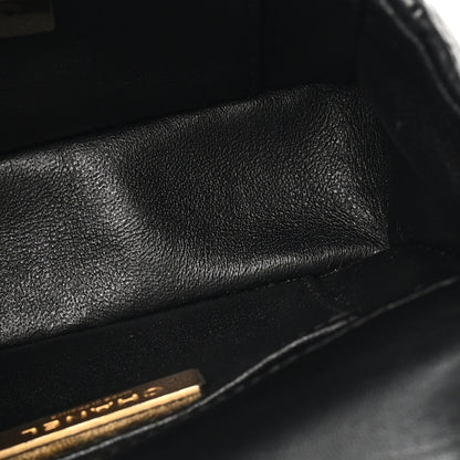Chanel Lambskin Quilted Crystal CC Mini Flap Black 4 of 9