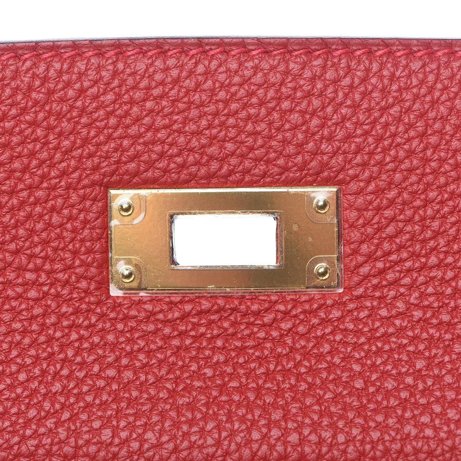 Hermes Togo Kelly Retourne 28 Rouge Casaque 28 of 37