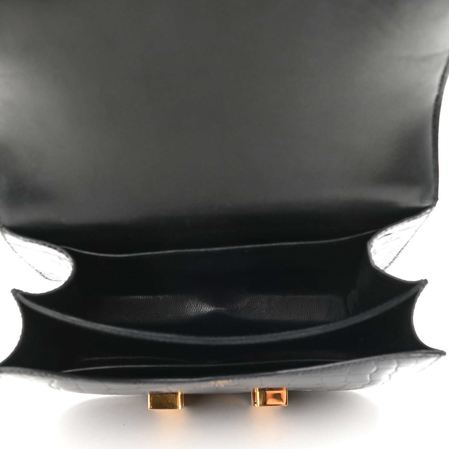 Hermes Shiny Alligator Constance 18 Black 5 of 12