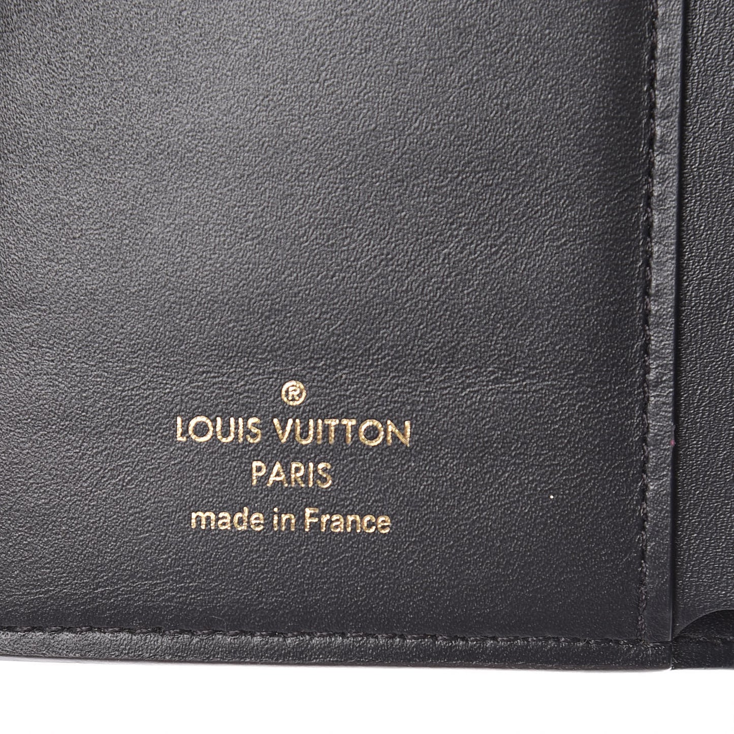 Monogram Flower Lock Compact Wallet Black