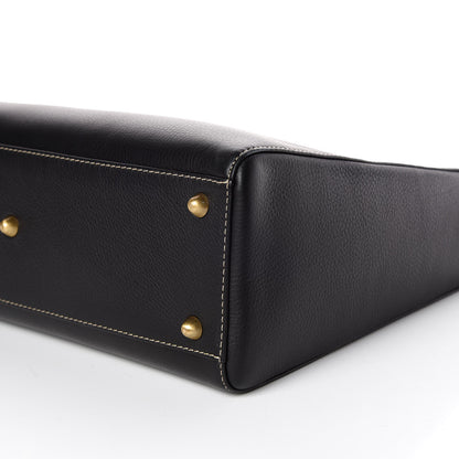 Christian Dior Grained Calfskin Large Lady Dior Black 7 of 12
