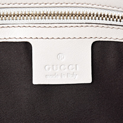 Gucci Monogram Medium Peggy Braided Tote Off White 6 of 12