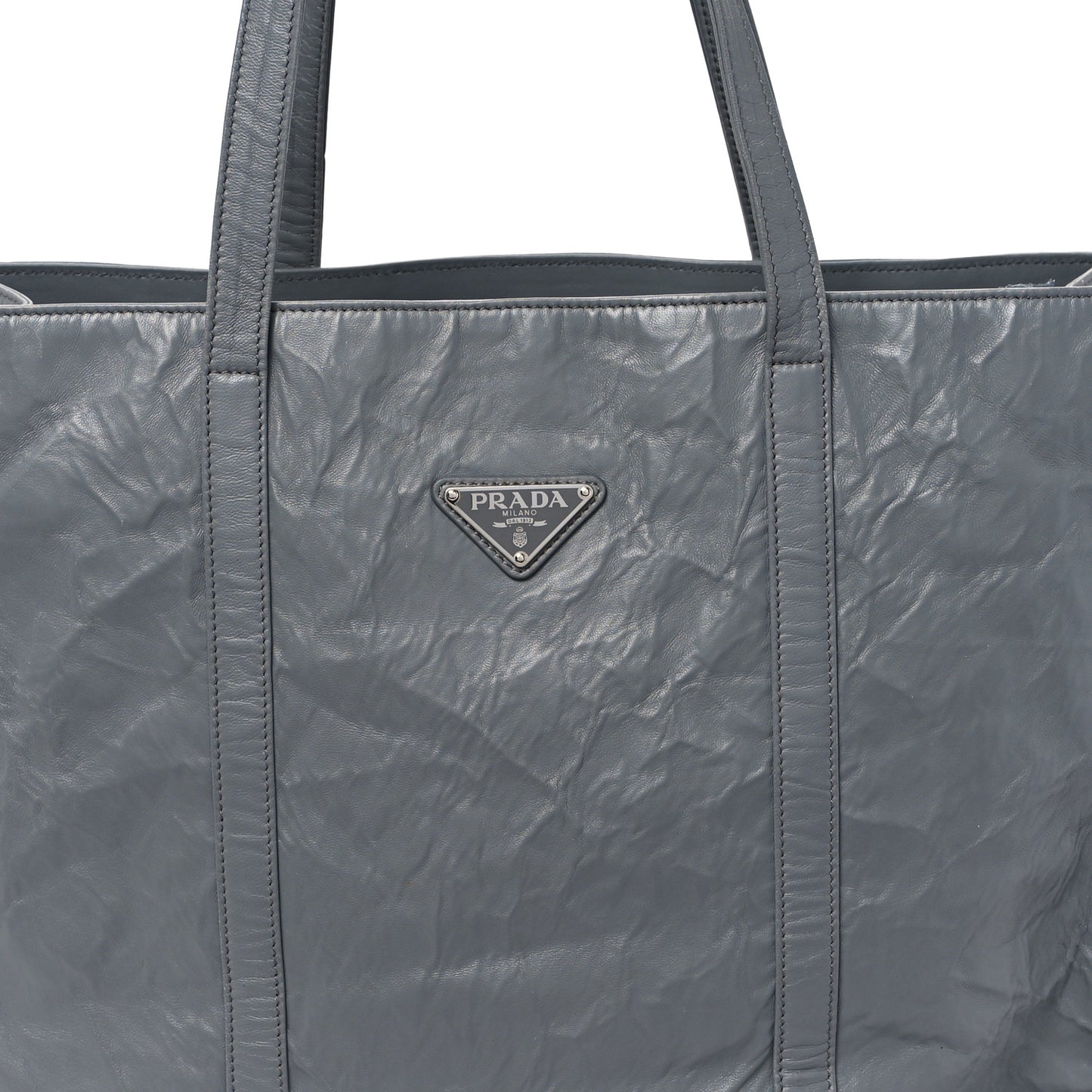 Nappa Antique Large Shopping Tote Ardesia