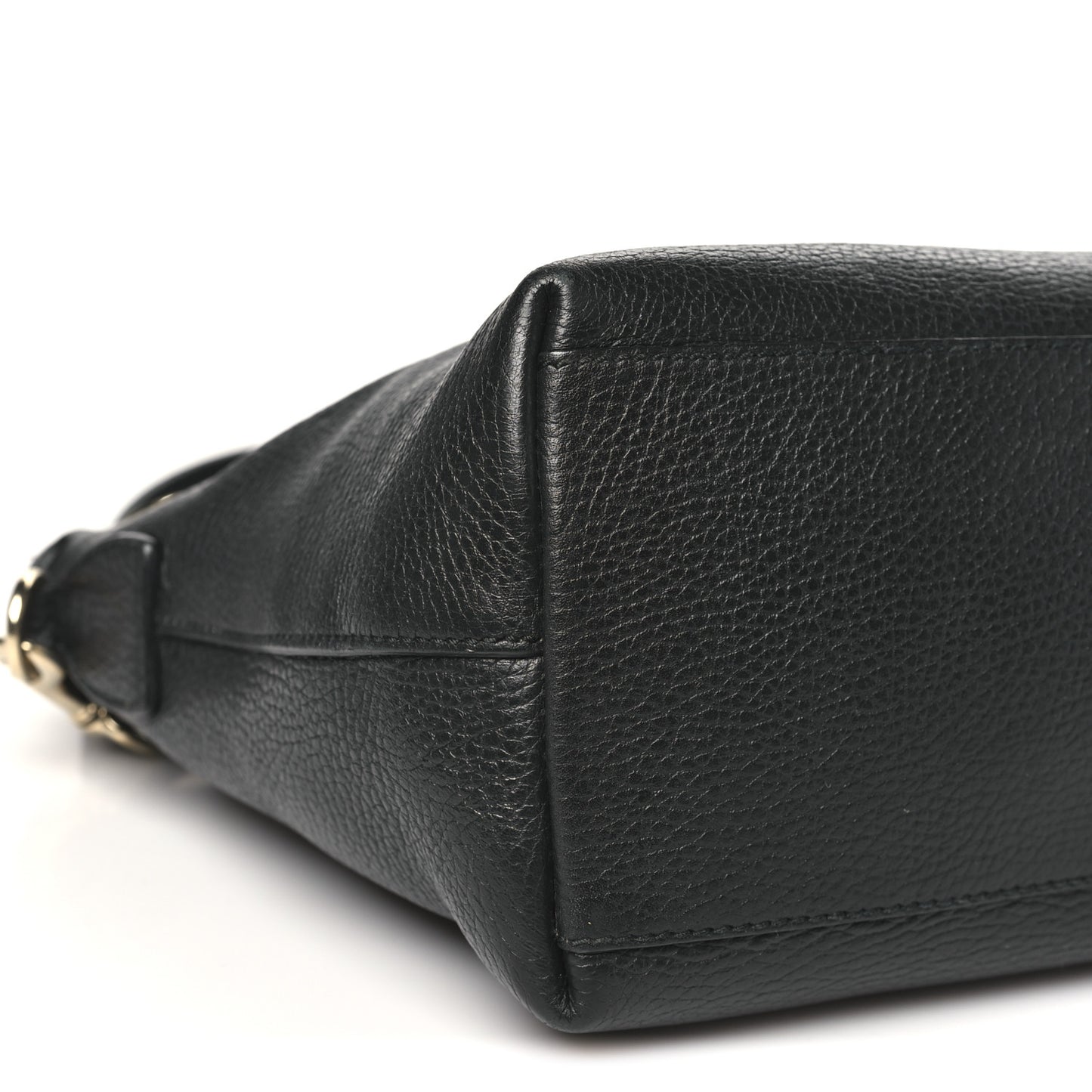 Dollar Calfskin GG Charm Satchel Black