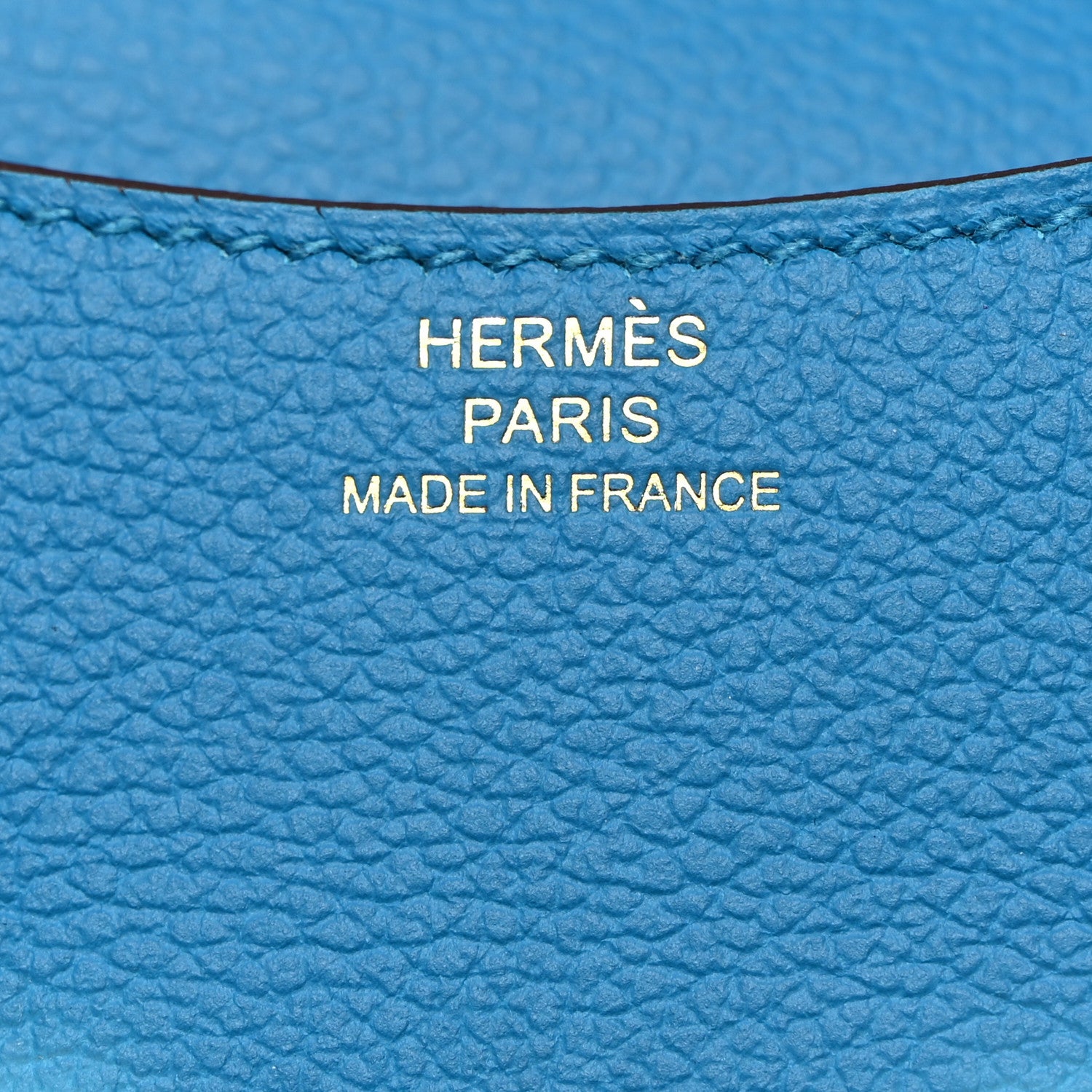 Hermes Evercolor Bi-Color Constance Slim Wallet Bleu Frida Rose Mexico 7 of 9