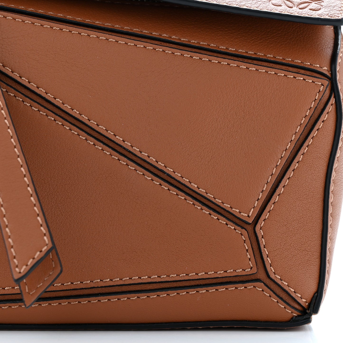 Calfskin Mini Puzzle Bag Tan